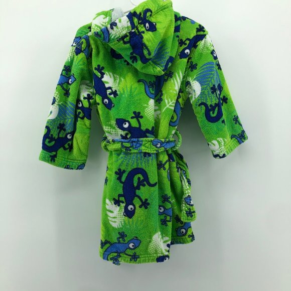 ST. EVE SWIM Toddler Boy Lizard Hooded Beach Bath Robe Coverup - Picture 8 of 9